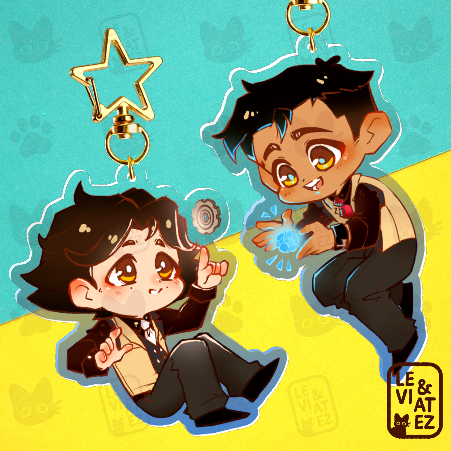 Gradient Keychain - Viktor/Jayce - Jayvik | Arcane